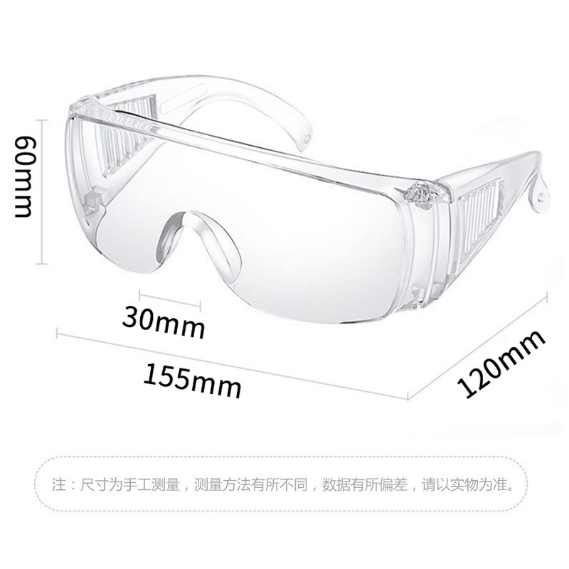 Protective Men's Anti-Splash Plastic Goggles, Anti-Dust & Windproof Safety Eyewear for Cross-border  图4