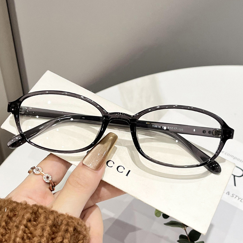 Vintage TR90 Small Frame Nerd Glasses, Ultra-Light No-Makeup Blue Light Blocking 图8