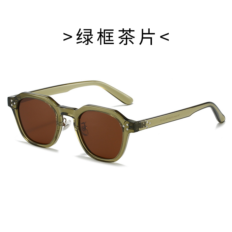 TR1004 New Cross-border Korean Niche TR90 Polarized Retro Unisex Ins Street Sunglasses 图6