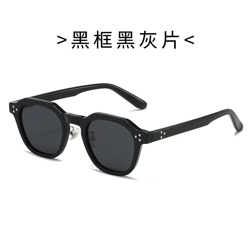TR1004 New Cross-border Korean Niche TR90 Polarized Retro Unisex Ins Street Sunglasses 图7