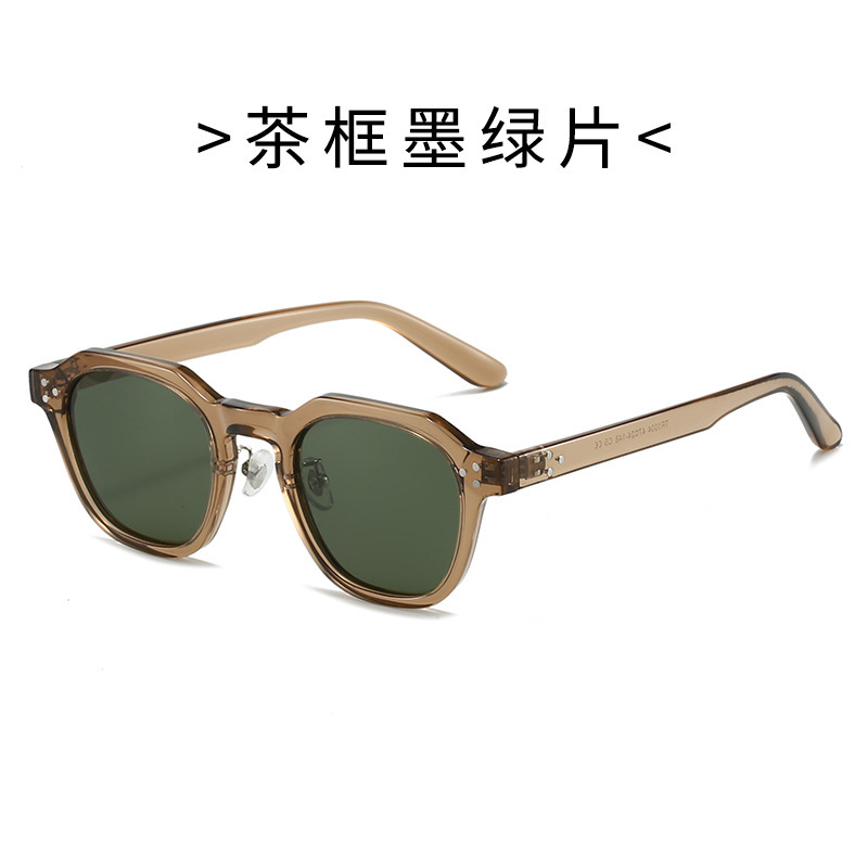 TR1004 New Cross-border Korean Niche TR90 Polarized Retro Unisex Ins Street Sunglasses 图9