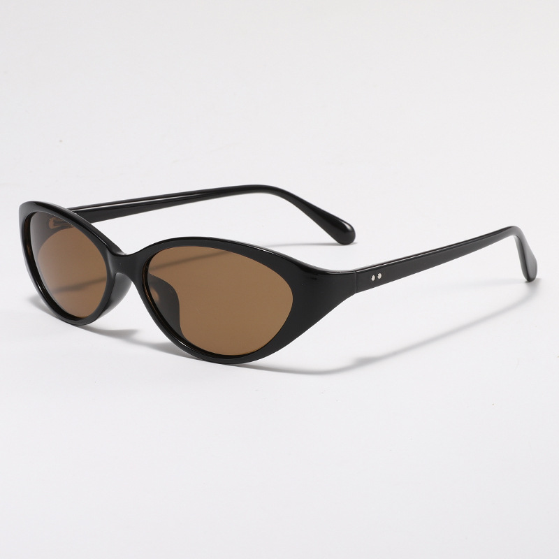 2026 New European American Y2K Retro Cat Eye Headband Polarized Sunglasses Women 图5